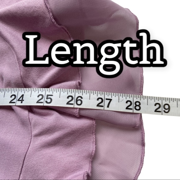 Saks Fifth Avenue Dusty Lavender Layered Ruffle Tank Stretchy Soft Size Small - Picture 14 of 14